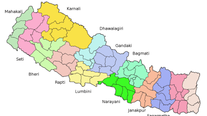 Nepal zones