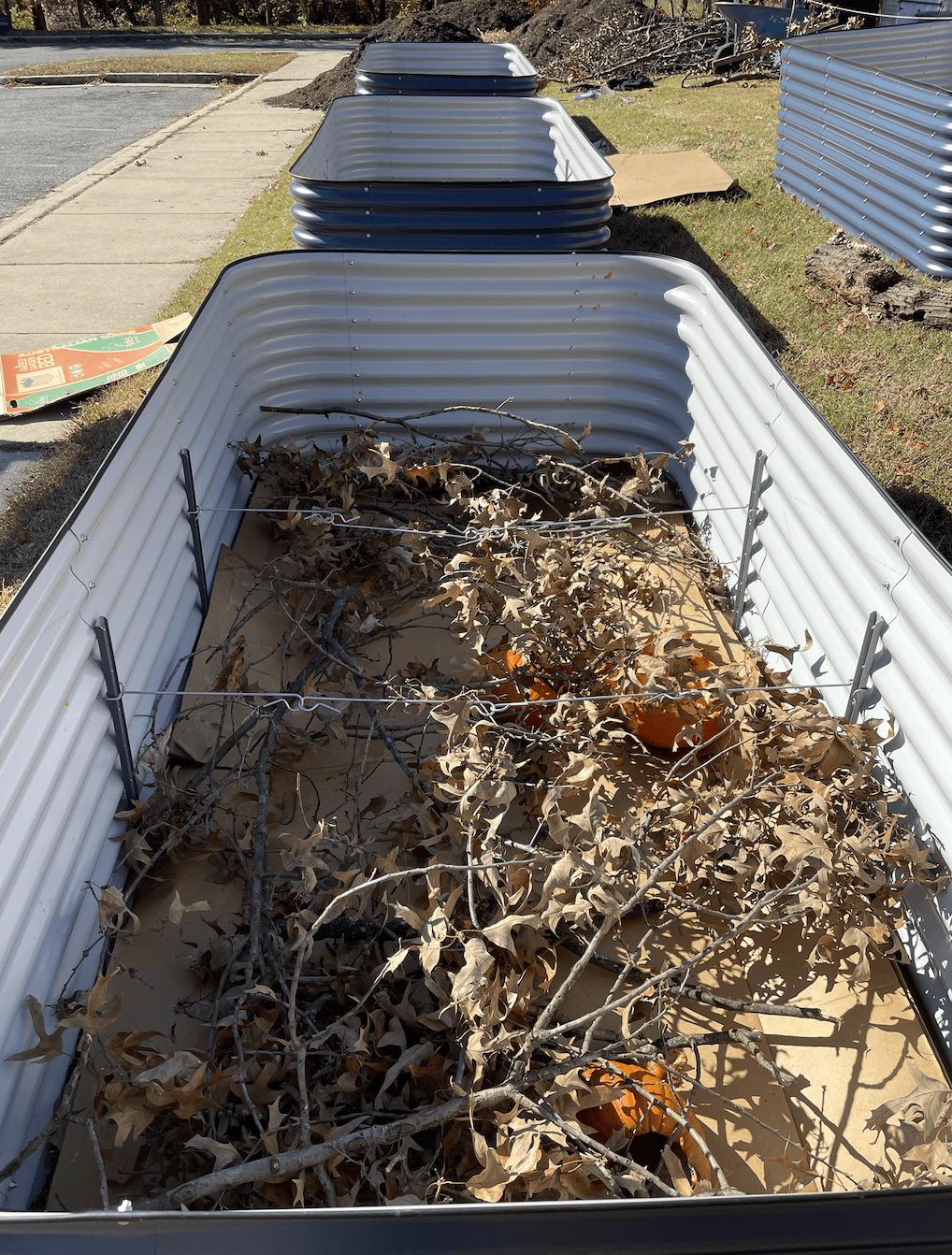 raised bed biomass