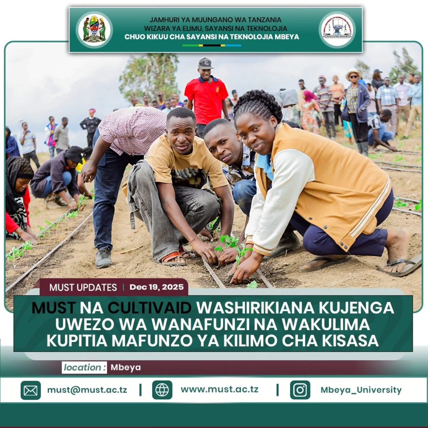 MUST press release in Swahili